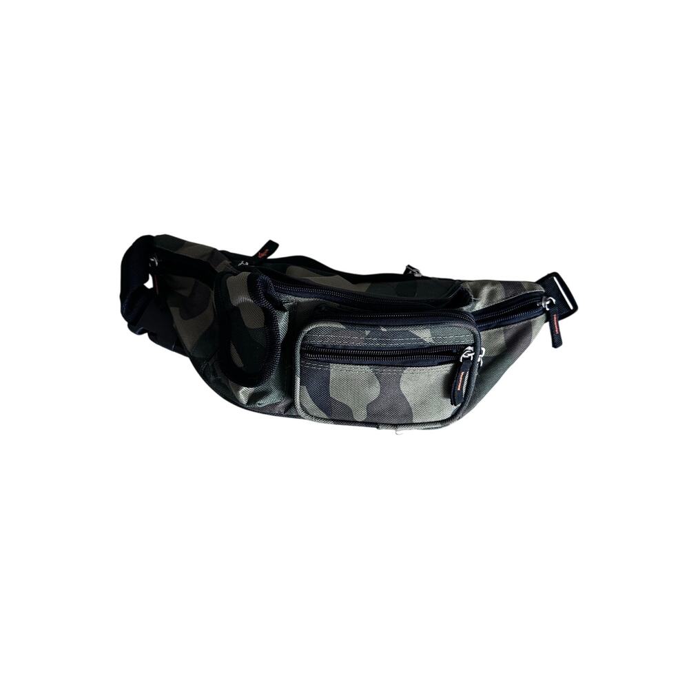 Camo Fanny Pack belt Bag with Adjustable Pockets